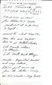 interview notes for interview