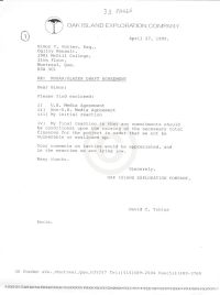mugar/Glazer draft agreement
