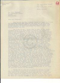 List of questions he would like answered p1