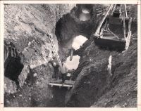 Dunfield and Blankenship in excavation site