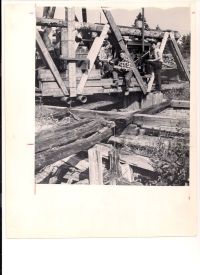 Restall family sitting by Money Pit