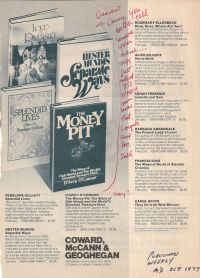 Publishers Weekly: Coward, McCann & Geoghegan ad