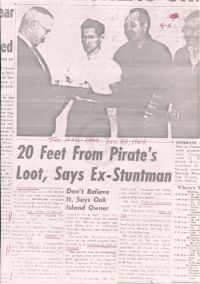 Mail-Star: 20 Feet From Pirate's Loot, Says Ex-Stuntman