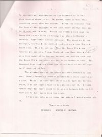 Letter giving Harris updates on Restall's progress p4