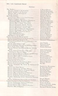 Smithsonian Institute list of personnel p540