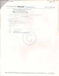 Email from Ratcliffe stating he did not receive message (attached to Nov 21 email)