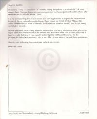 Email from O'Connor presenting himself and requesting clarification statuses