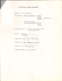 Additional items on agenda for Nov 6 & 7 directors' meeting