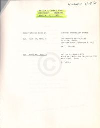 Triton Alliance Ltd directors' meeting Nov 6 & 7  1989