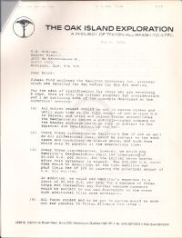 Letter with enclosed Hamilton Licensing Inc. proposal, plus intstructions p1