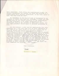 Letter discussing share ownership p3