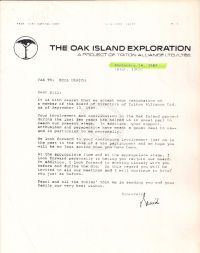 Letter wishing Ulrich the best after his resignation