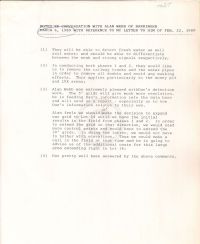 Notes on conversation with Alan Webb of Barringer