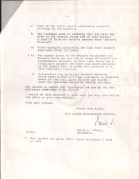 Letter explaining the company, as well as attached items p2