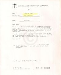 Letter requestion Atkinson to touch upon one more technological base