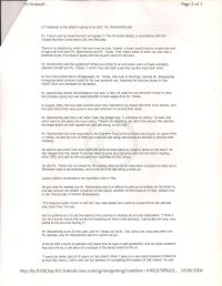 Email containing Halifax Herald article "Partners give up treasure hunt" by Beverley Ware p2