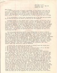 Letter discussing what can be considered factual on Oak Island p1