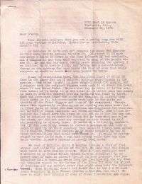 Letter mentioning "In Search Of" show p1