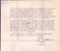 Letter discussing flooded conditions p3