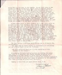 Letter discussing Triton and theories p2