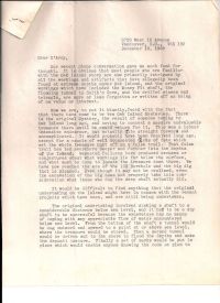 Letter discussing two Oak Island Mysteries p1