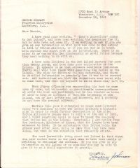 Letter requesting any information on 1981 Triton work on Oak Island