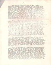 Letter discussing various aspects of the Oak Island dig p2