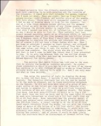 Letter discussing various aspects of the Oak Island dig p3