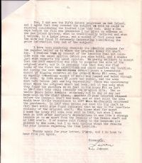 Letter mentioning M R Chappell having his legs amputated p3