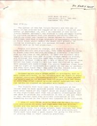 Letter discussing three discovered objects in situ p1