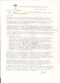 Discussing the Woods Hole proposal