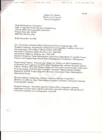 Information on Andrew D. Bowen