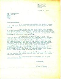 request for information for C. B. Thomas