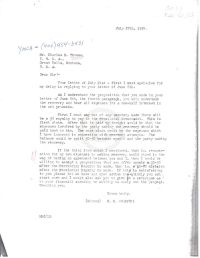 discussion of an agreement between the two to dig