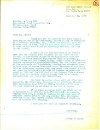 thank you for use of a tape and info on the upcoming book