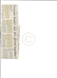 Newspaper clipping interview with Dan Blankenship