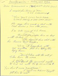 phone interview with Dan Blankenship (Page 1)