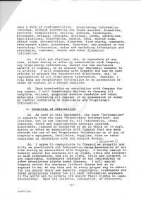 confidential information agreement (Page 4)
