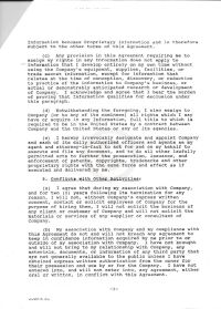 confidential information agreement (Page 5)