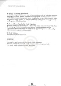 recommendations to discuss marketing activities page 5