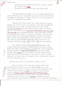 Notes from Mysteries and Adventures -his theory (Page 1)