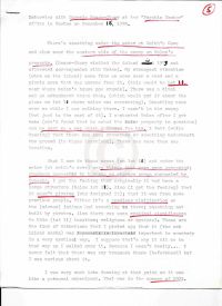 Interview with E. Macer-Story regarding her psychic reading p1