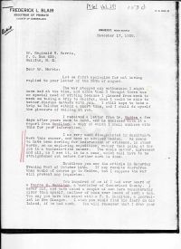 Re Hamilton's inability to continue work p1