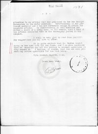 Re Hamilton's inability to continue work p2