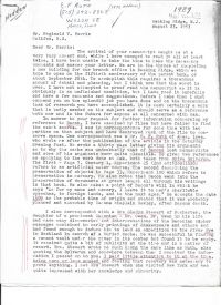 Suggestions for his book (Aug 23) (Page 1)