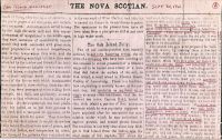 The Nova Scotian, Sept 30 1861, part 1