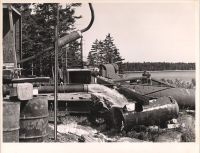 Water draining out pipe