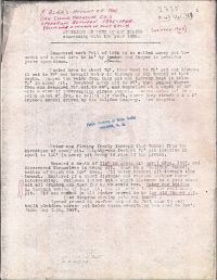 F. Blair's account of the Oak Island Treasure Co.'s operations 1896-1900 p1