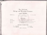 The Old Gold Salvage and Wrecking Company: A $10,000,000 Treasure p1