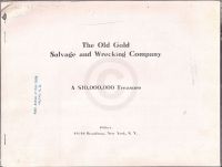 The Old Gold Salvage and Wrecking Company: A $10,000,000 Treasure title page